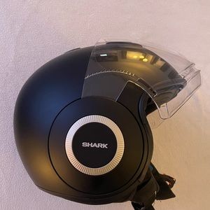 Shark Nano Blank Open Face Motorcycle Helmet (XL)